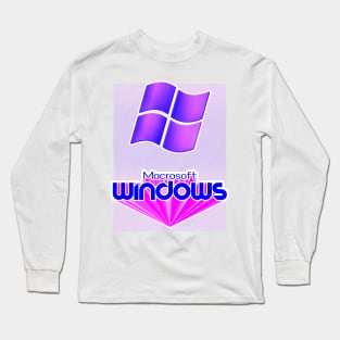 MACROSOFT WINDOWS Long Sleeve T-Shirt